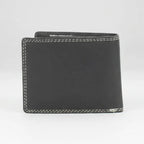 Men’s Cow Leather Wolf Embossed Bifold Wallet