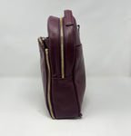 Sac à dos en Cuir Aubergine, Alice