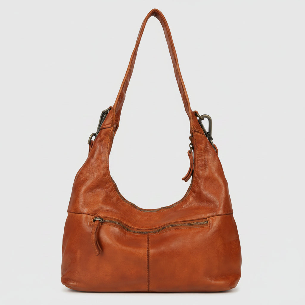 MET Premium Leather Hobo Shoulder Bag | Genuine Leather Handbag