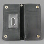 BOL Men's Chrome Plated Bifold Leather Wallet