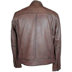 BOL Men's Quantum Classic Zip-up Leather Jacket