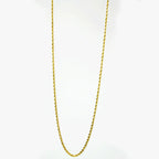 BOL Men's Twisted Gold Stainless Steel Chain Necklace