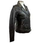 BOL Women's Biker Leather Motorcycle Jacket