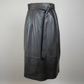 BOL Women's Brit Leather Flair Skirt
