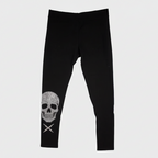 BOL Women's Rhinestone Skull Leggings