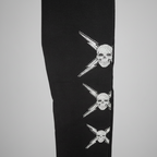 BOL Women's Rhinestone Skull Leggings