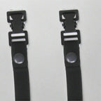 Black Snap Motorcycle Riding Pant Tie Down