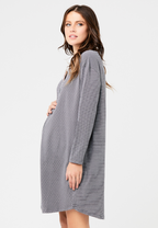 Blake Organic Long Sleeve Maternity and Nursing Nightgown