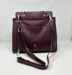 Sac à Main en Cuir Véritable Aubergine - Chloé