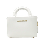 Petit sac à main deux en un, blanc | Clarence