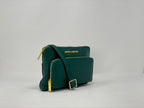 Petit Sac Bandoulière Portefeuille vert foncé - Carmen