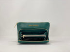 Petit Sac Bandoulière Portefeuille vert foncé - Carmen