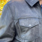 Classic Jean Style Lamb Leather Jacket