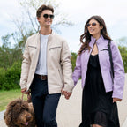 Men’s Hooded Leather Jacket. Sheep Leather Jacket with Removable Hood