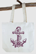 Daisy Anchor Tote Bag