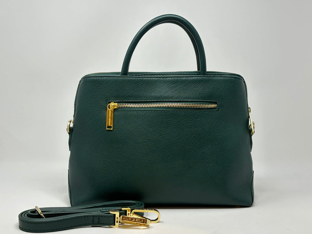 Sac à Main en Cuir vert foncé | Miranda