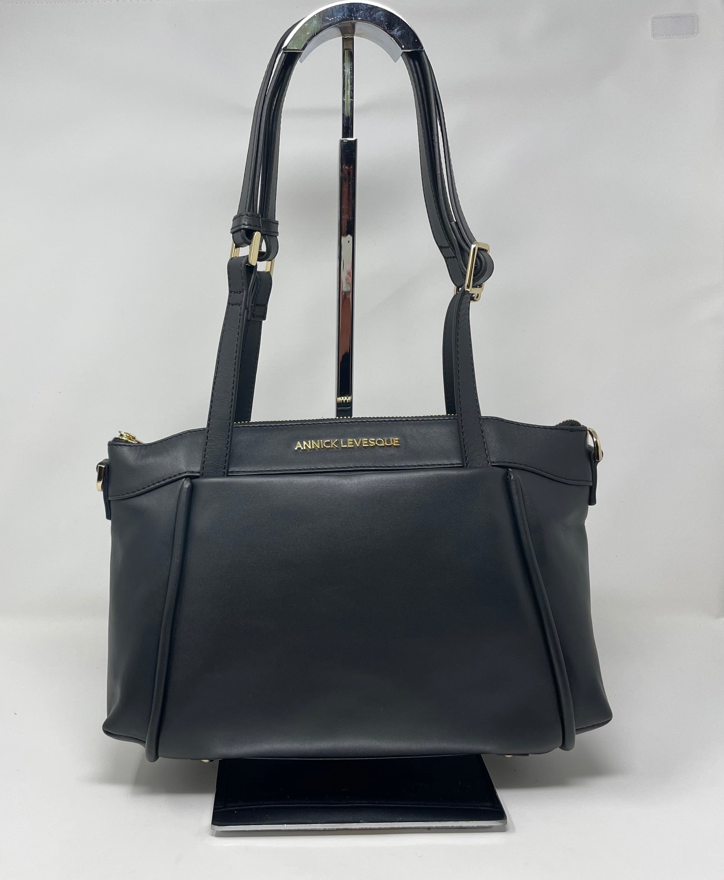 Sac à main cuir Noir, Elena