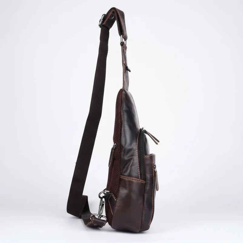 Greenwood Leather Crossbody Chest Bag