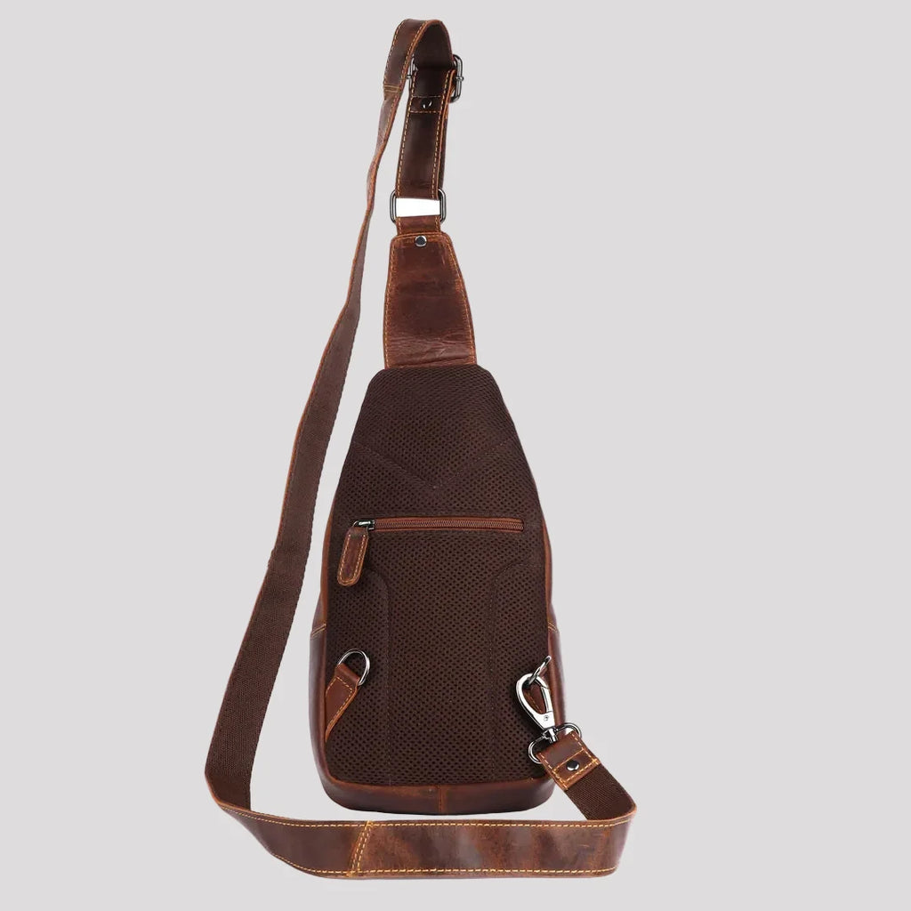 Greenwood Leather Crossbody Chest Bag