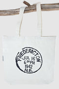 Fredericton Vintage Postmark Tote Bag