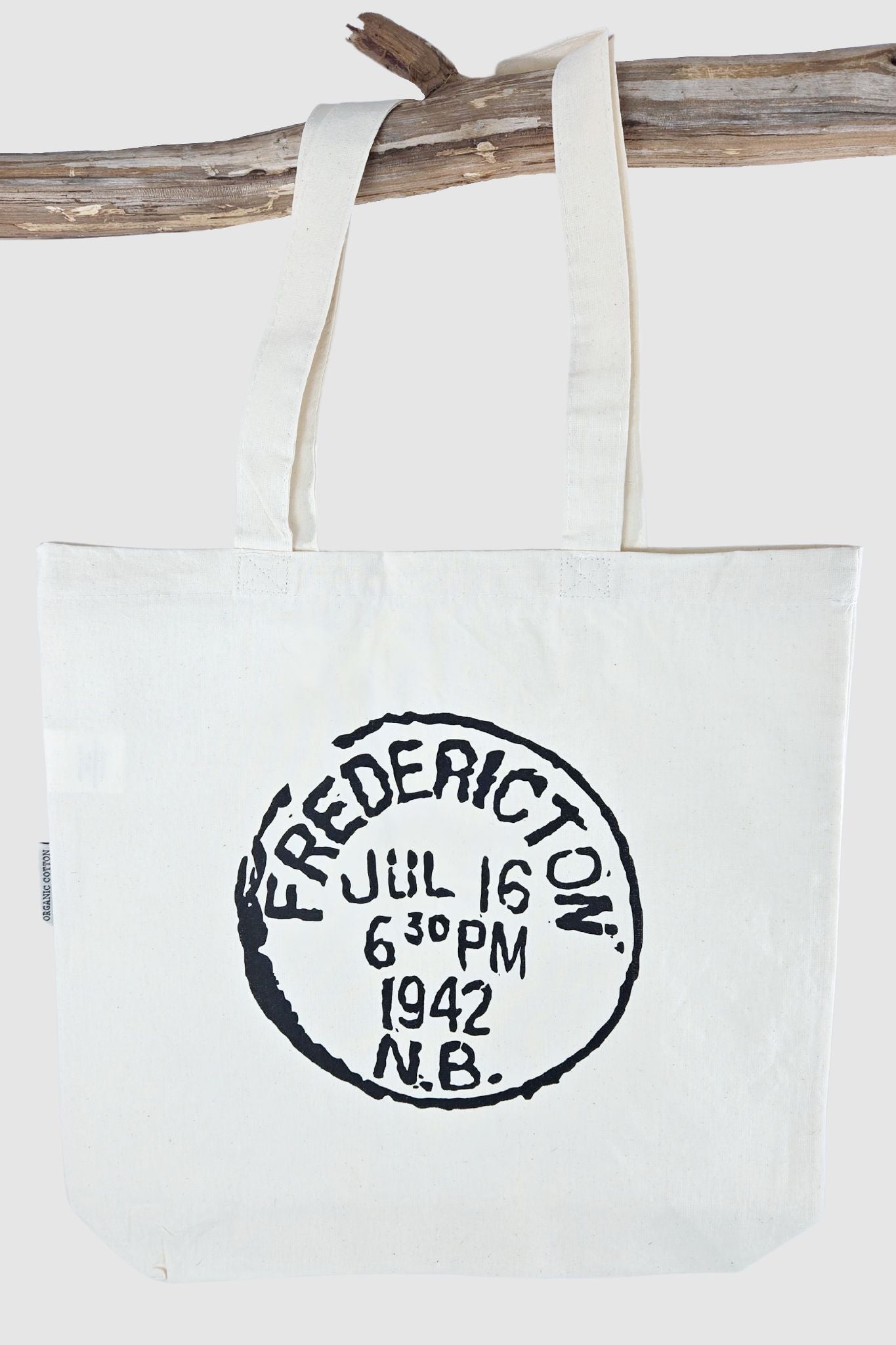Fredericton Vintage Postmark Tote Bag