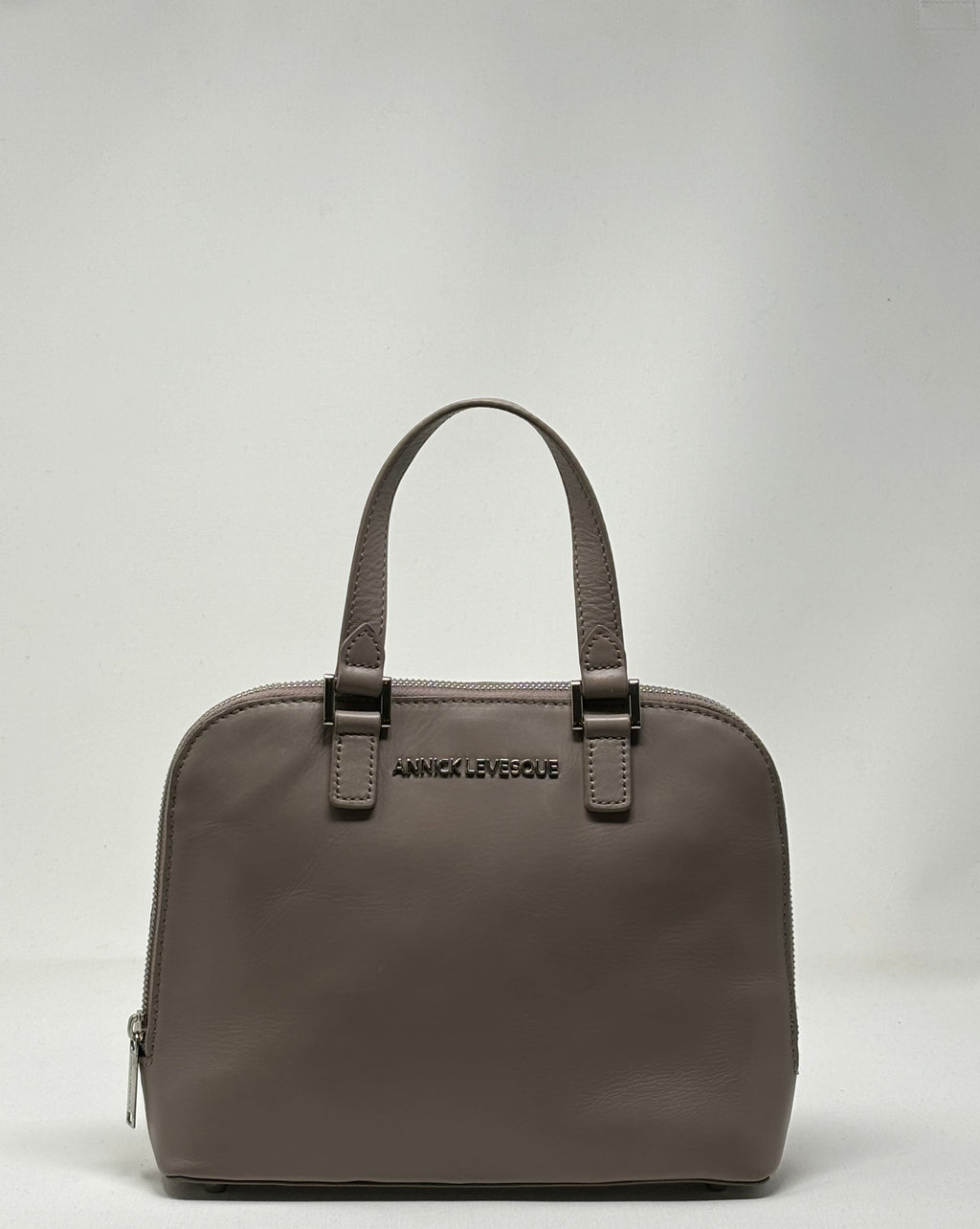Sac à main en cuir Taupe | Justine