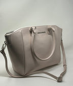 Sac à Main en Cuir rose blush | Mona Moyen