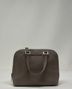 Sac à main en cuir Taupe | Justine