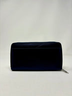 Portefeuille en cuir bleu marine - Anna