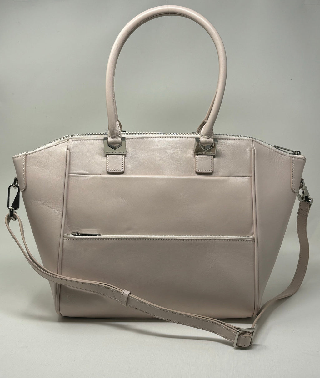 Sac à Main en Cuir rose blush | Mona Moyen
