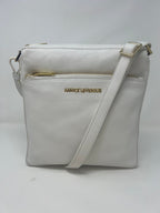Sac à bandoulière en cuir blanc | Gisèle