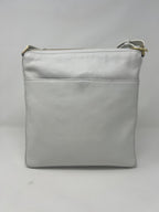 Sac à bandoulière en cuir blanc | Gisèle