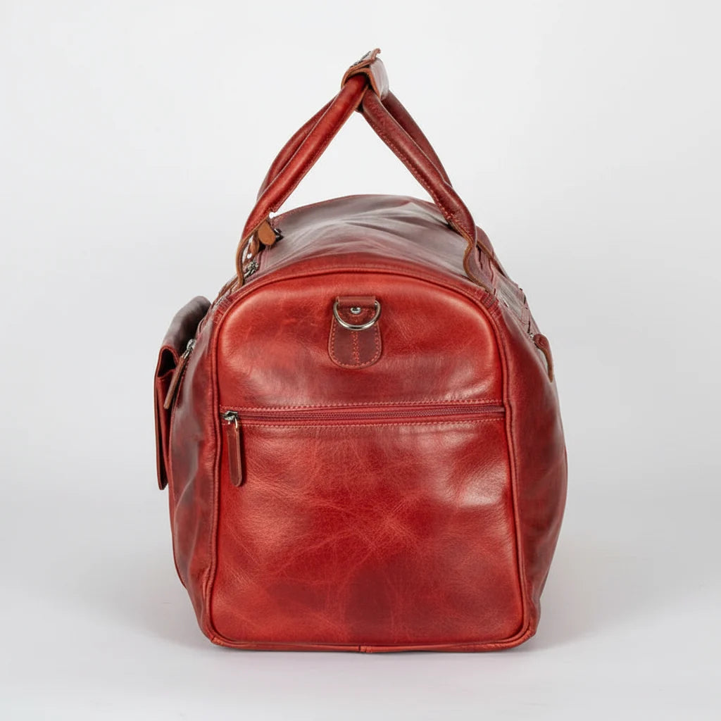 Greenwood Leather Regina Large Travel Duffle Bag