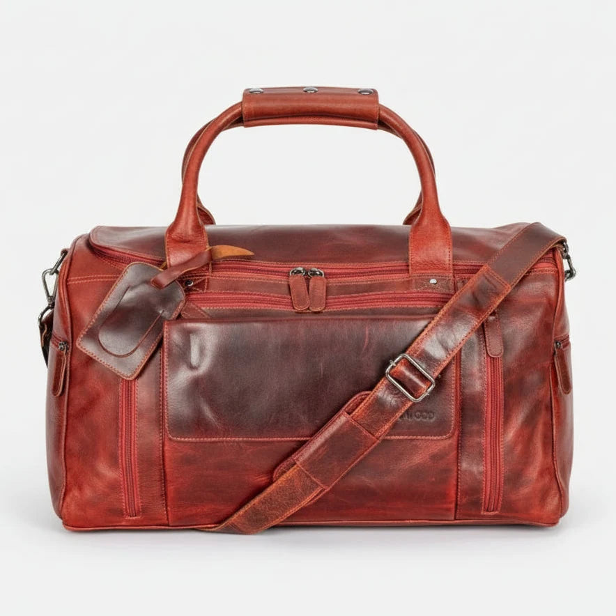 Greenwood Leather Regina Large Travel Duffle Bag