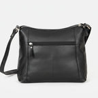 Greenwood Leather Elegant Crossbody Bag. Full-Grain Leather Shoulder Bag