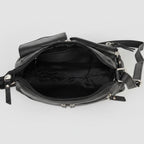Greenwood Leather Multi-Pocket Crossbody Bag. Premium Pebbled Leather Handbag