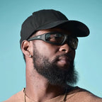 Global Vision Kickback Padded Motorcycle Sunglasses. Matte Black Soft-Touch Riding Glasses