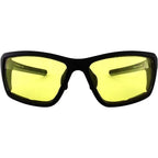 Global Vision Kinetic Adjustable Padded Motorcycle Sunglasses. Safety Rated Soft-Touch Riding Glasses