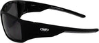 Global Vision Kinetic Adjustable Padded Motorcycle Sunglasses. Safety Rated Soft-Touch Riding Glasses