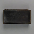 Greenwood Leather RFID Wallet with Zipper Pocket