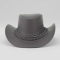 Premium Leather Wide Brim Western Hat. Lightweight Top Grain Rodeo Hat