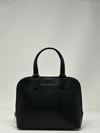 Sac à main en cuir noir, Justine