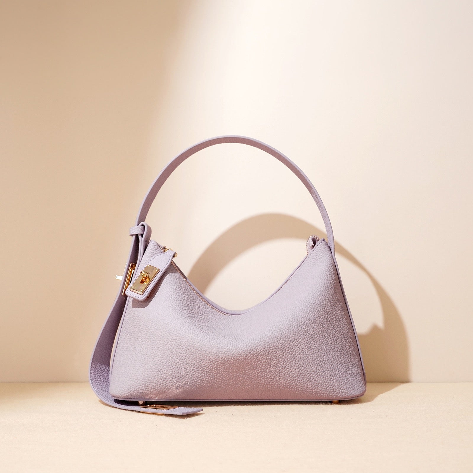 Women's Togo Leather Premium Crossbody Shoulder Dumpling Bag