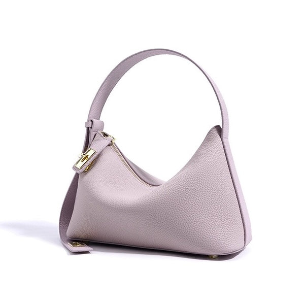 Women's Togo Leather Premium Crossbody Shoulder Dumpling Bag