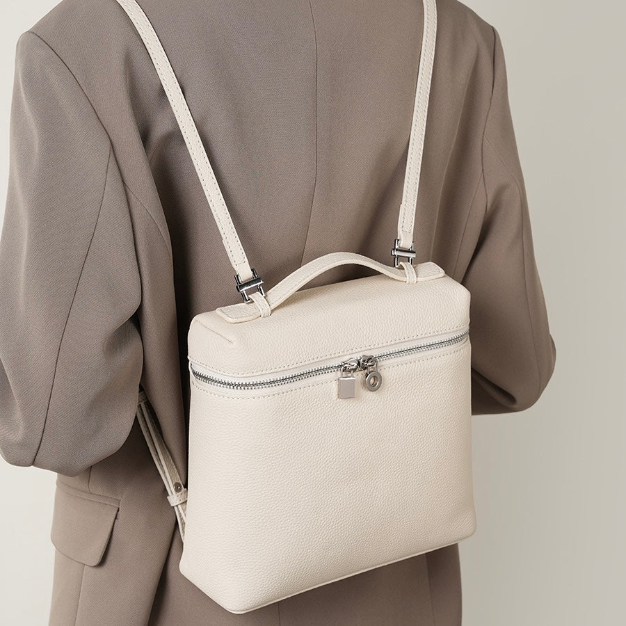 Exquisiter Luxus-Rucksack aus echtem Leder für Damen