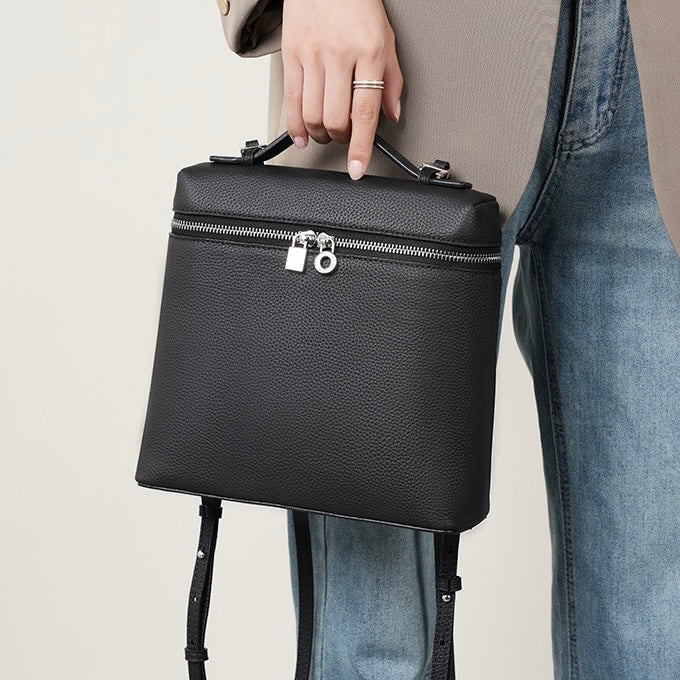 Exquisiter Luxus-Rucksack aus echtem Leder für Damen