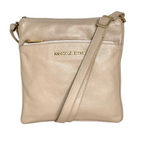 Sac à Bandoulière en cuir Champagne | Gisèle