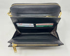Petit Sac bandoulière avec porte-carte détachable, noir | Kennedi