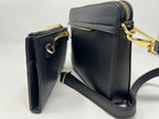 Petit Sac bandoulière avec porte-carte détachable, noir | Kennedi