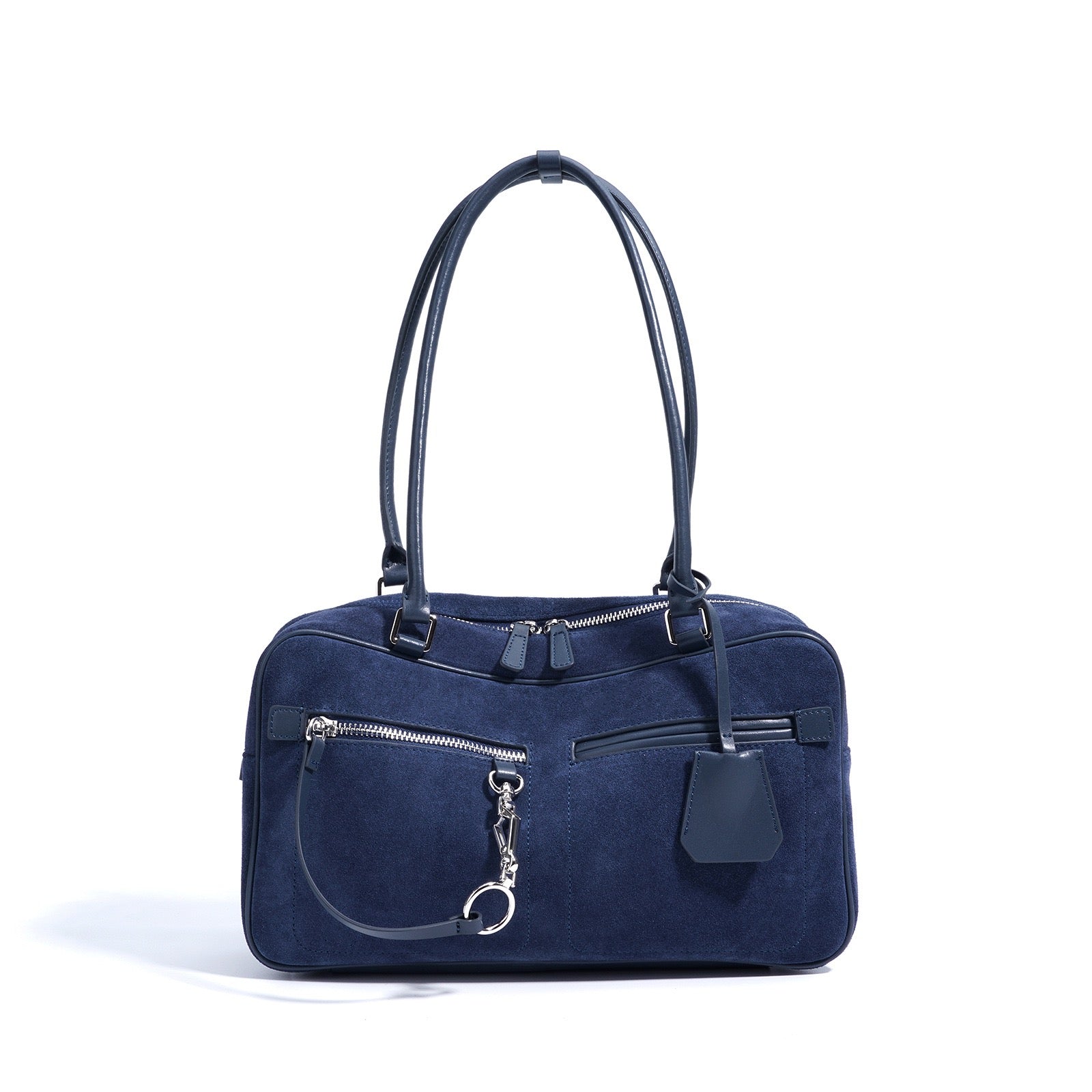 Womens Matte Leather Pillow Shoulder Bag  Vintage Tote for Daily Commute